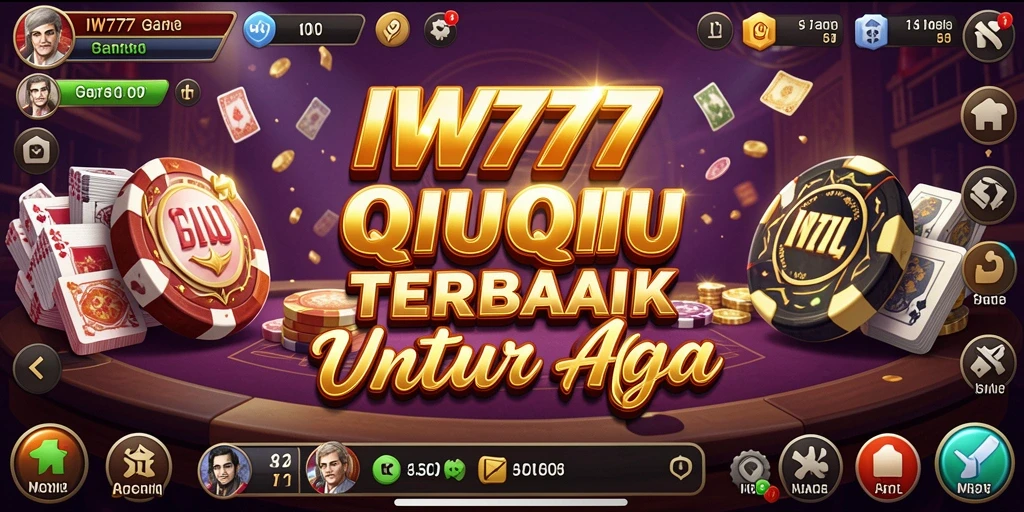Tangkapan layar gameplay IW777 menampilkan suasana seru QiuQiu.