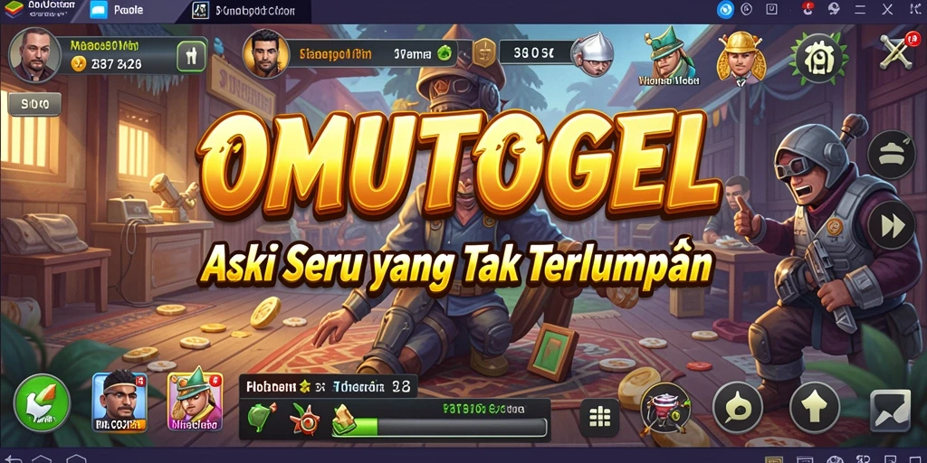 Tampilan atraktif dari gameplay Action yang mendebarkan di OMUTOGEL.