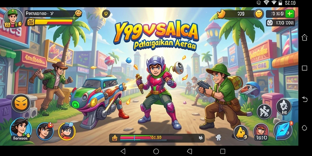 Screenshot yang menunjukkan gameplay menarik dari Y89 di layar.